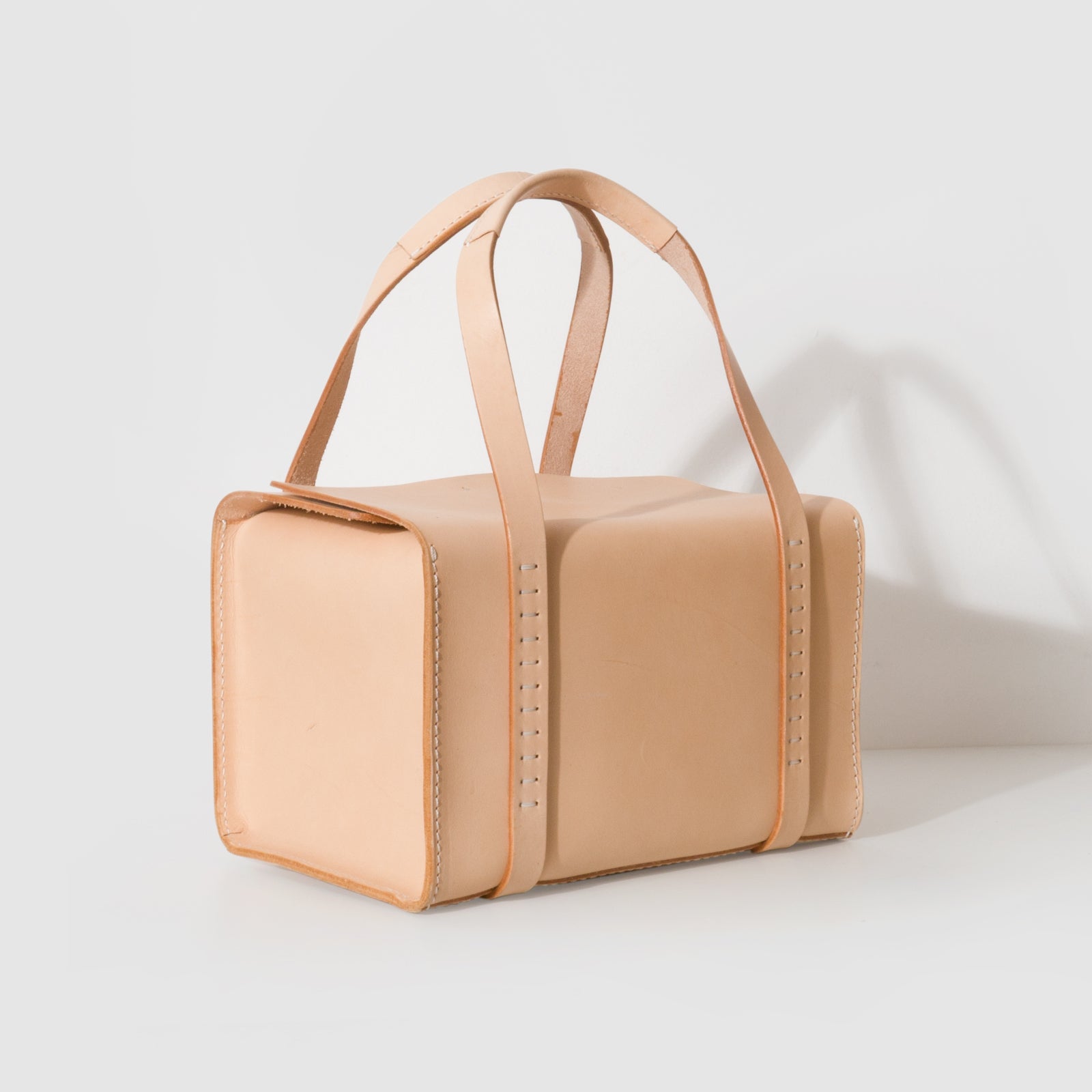 Handmade Leather Square Box Handbags Purses Annie Jewel
