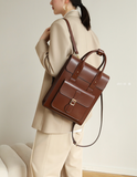 Leather Satchel Laptop Backpack Bags