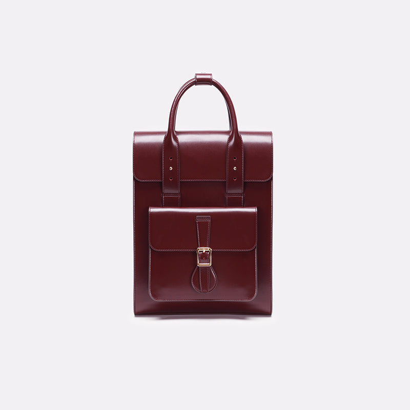 burgundy leather backpack purse Convertible Genuine Leather Backpack Handbag Rucksack Handbag Leather For Women