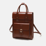 Leather Satchel Laptop Briefcase Backpack Bags