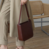 Womens Leather Underam Satchel Bags - Annie Jewel