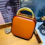 Mini Leather Square Crossobdy Bag Purse - Annie Jewel