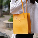 Minimal 13" Vertical Tote Shopper Bags Purses - Annie Jewel