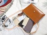 Handmade Personalized Leather Satchel Messenger Bag Purse - Annie Jewel