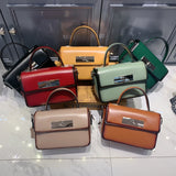 Small Leather Handle Satchel Bags Purses - Annie Jewel
