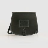 Handmade Beige Leather Satchel Saddle Bags Purses - Annie Jewel