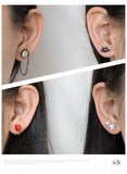 Unique Cat Silver Stud Earrings - Annie Jewel