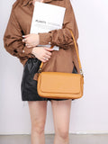 Minimal Leather Underarm Satchel Bags For Women - Annie Jewel