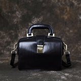 Women's Leather Small Doctor Purse Style Handbag Purse - Annie Jewel
