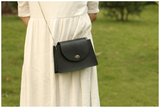 Women's Leather Small Satchel Crossbody Bags - Annie Jewel