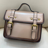 Womens Leather Satchel Crossbody Bags - Annie Jewel
