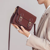 Womens Mini Leather Satchel Bags Purses - Annie Jewel