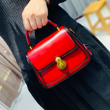 Womens Small Leather Satchel Bag Purse - Annie Jewel