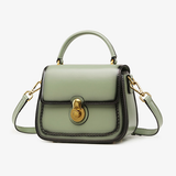 Womens Small Leather Satchel Bag Purse - Annie Jewel