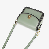 Small Leather Square Crossbody Bags - Annie Jewel