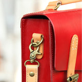Women's Leather Satchel Cambridge Bags Purses - Annie Jewel