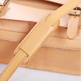 Womens Leather Cambridge Structured Satchel Bags Purses - Annie Jewel