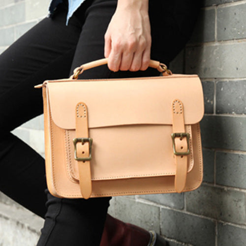 Beige satchel purse clearance